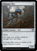 Shimmer Myr (CMM-409)  Foil - Commander Masters