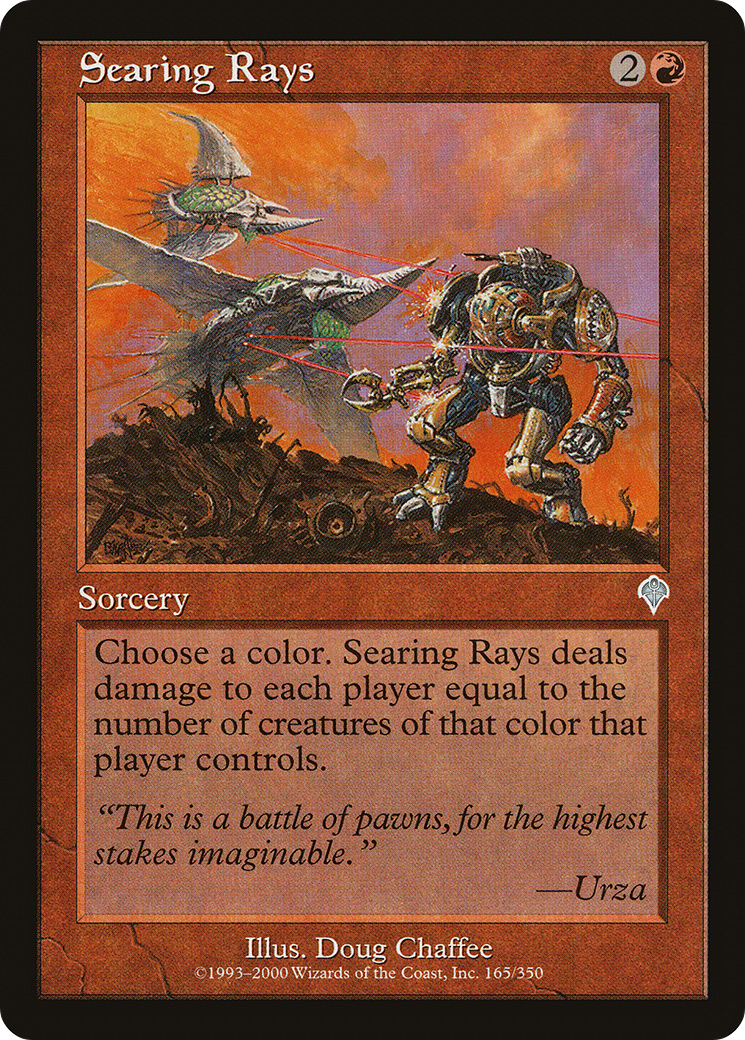 Searing Rays (INV-165)  Foil - Invasion