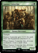 Gunner Conscript (PIP-077)  Foil - Fallout