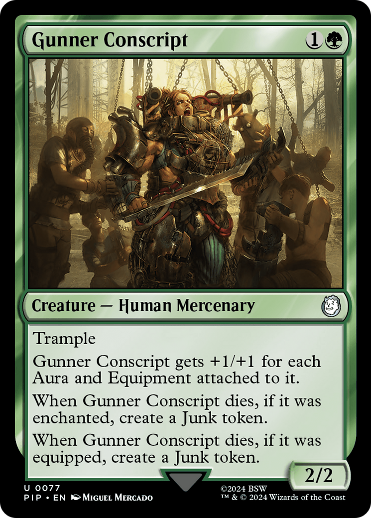 Gunner Conscript (PIP-077)  - Fallout