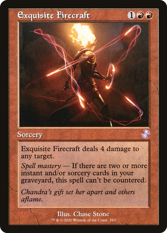 Exquisite Firecraft (TSR-343)  Foil - Time Spiral Remastered