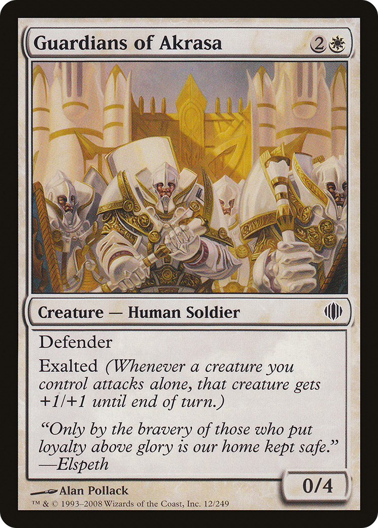 Guardians of Akrasa (ALA-012)  Foil - Shards of Alara