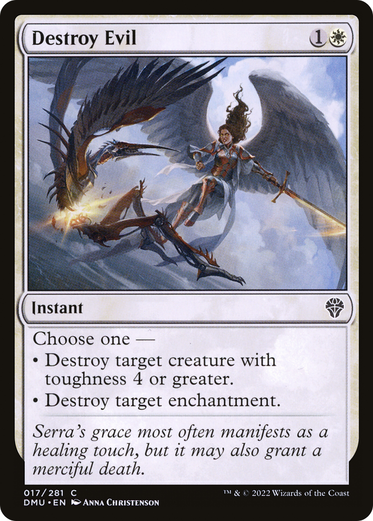 Destroy Evil (DMU-017)  Foil - Dominaria United