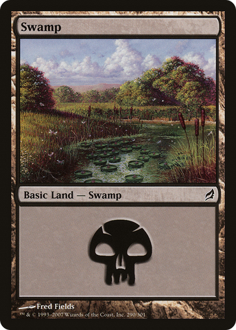 Swamp (290) (LRW-290)  Foil - Lorwyn