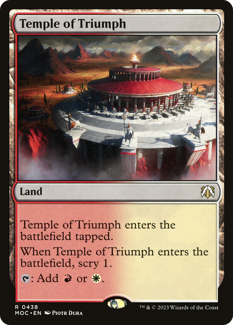 Temple of Triumph (MOC-438)  - March of the Machine Commander