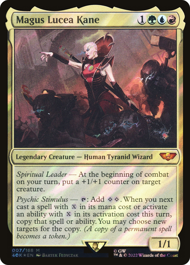 Magus Lucea Kane (Surge Foil) (40K-007)  Foil - Warhammer 40,000 Commander
