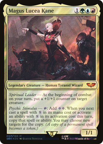 Magus Lucea Kane (Surge Foil) (40K-007)  Foil - Warhammer 40,000 Commander