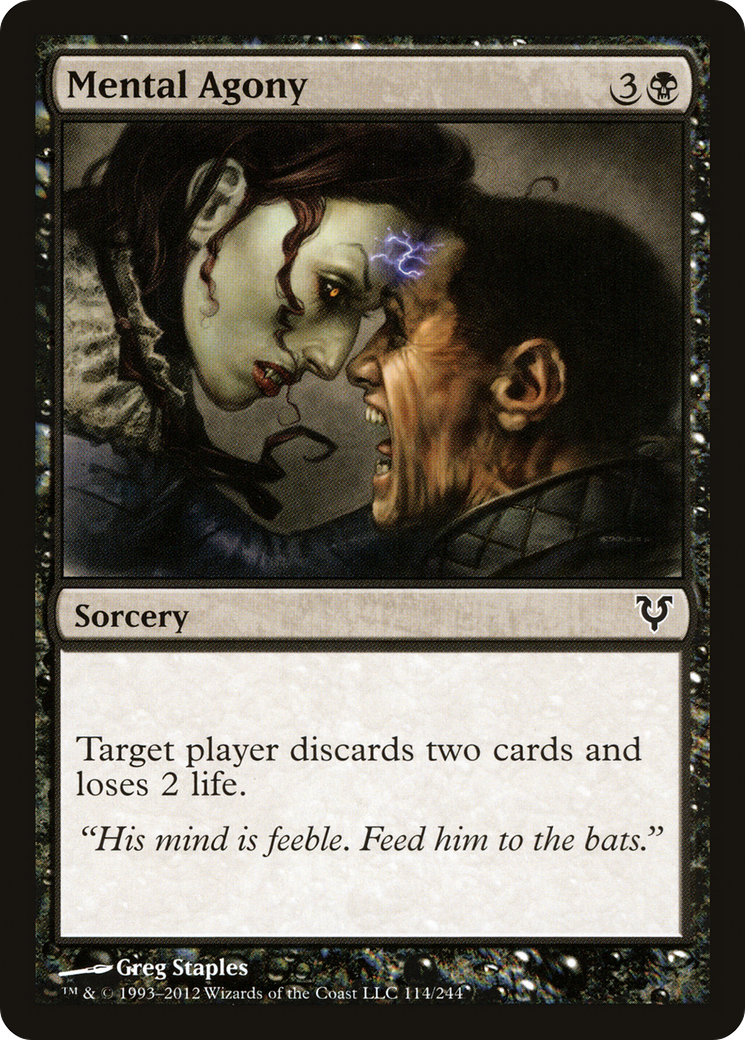 Mental Agony (AVR-114)  Foil - Avacyn Restored