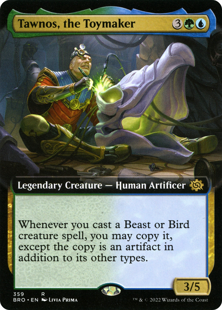 Tawnos, the Toymaker (Extended Art) (BRO-359)  Foil - The Brothers' War: (Extended Art)