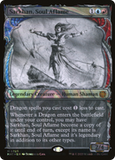 Sarkhan, Soul Aflame (Halo Foil) (MAT-225)  Foil - March of the Machine: The Aftermath: (Showcase)