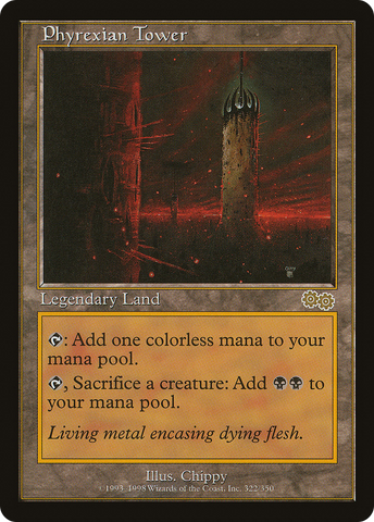 Phyrexian Tower (USG-322)  - Urza's Saga