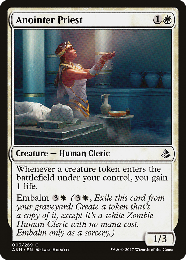 Anointer Priest (AKH-003)  Foil - Amonkhet