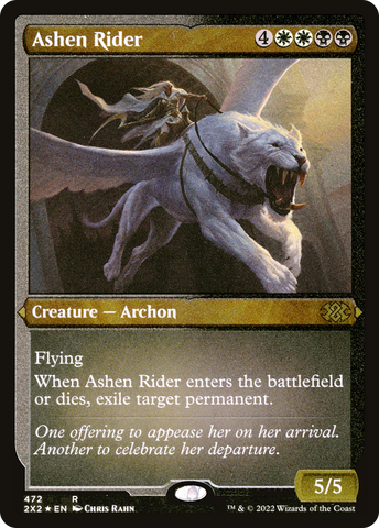 Ashen Rider (Foil Etched) (2X2-472)  Foil - Double Masters 2022