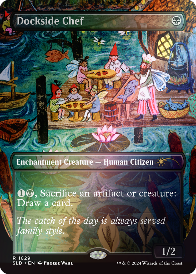Dockside Chef (Rainbow Foil) (SLD-1629)  Foil - Secret Lair Drop (Borderless)
