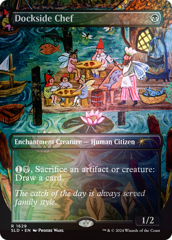 Dockside Chef (Rainbow Foil) (SLD-1629)  Foil - Secret Lair Drop (Borderless)