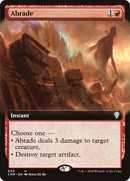 Abrade (Extended Art) (CMR-659)  - Commander Legends: (Extended Art)