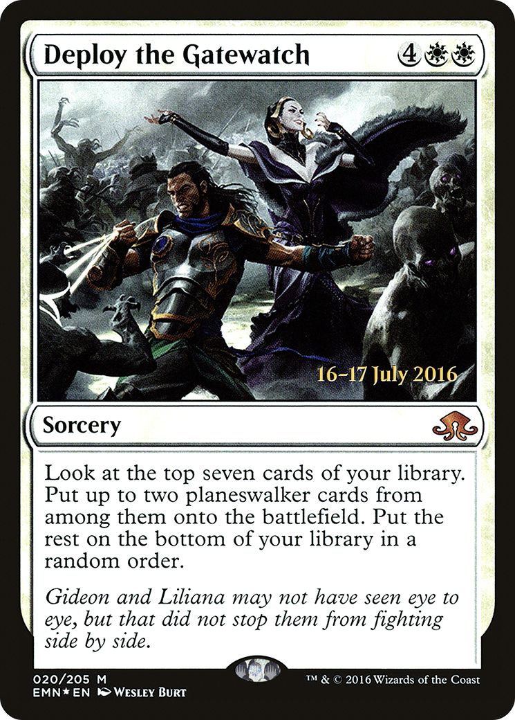 Deploy the Gatewatch (PRE-020)  Foil - Eldritch Moon Promos