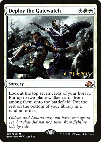 Deploy the Gatewatch (PRE-020)  Foil - Eldritch Moon Promos