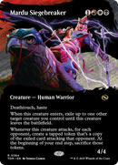 Mardu Siegebreaker (Borderless) (TDM-364)  - Tarkir: Dragonstorm: (Showcase)
