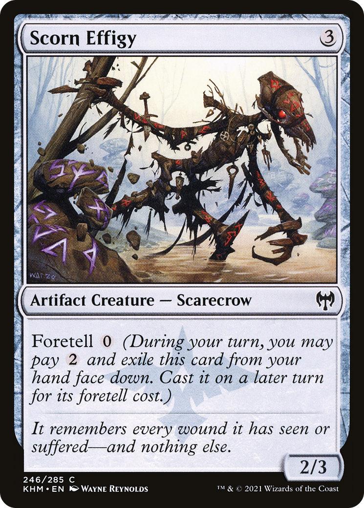 Scorn Effigy (KHM-246)  Foil - Kaldheim