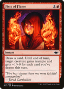 Fists of Flame (MH1-123)  Foil - Modern Horizons