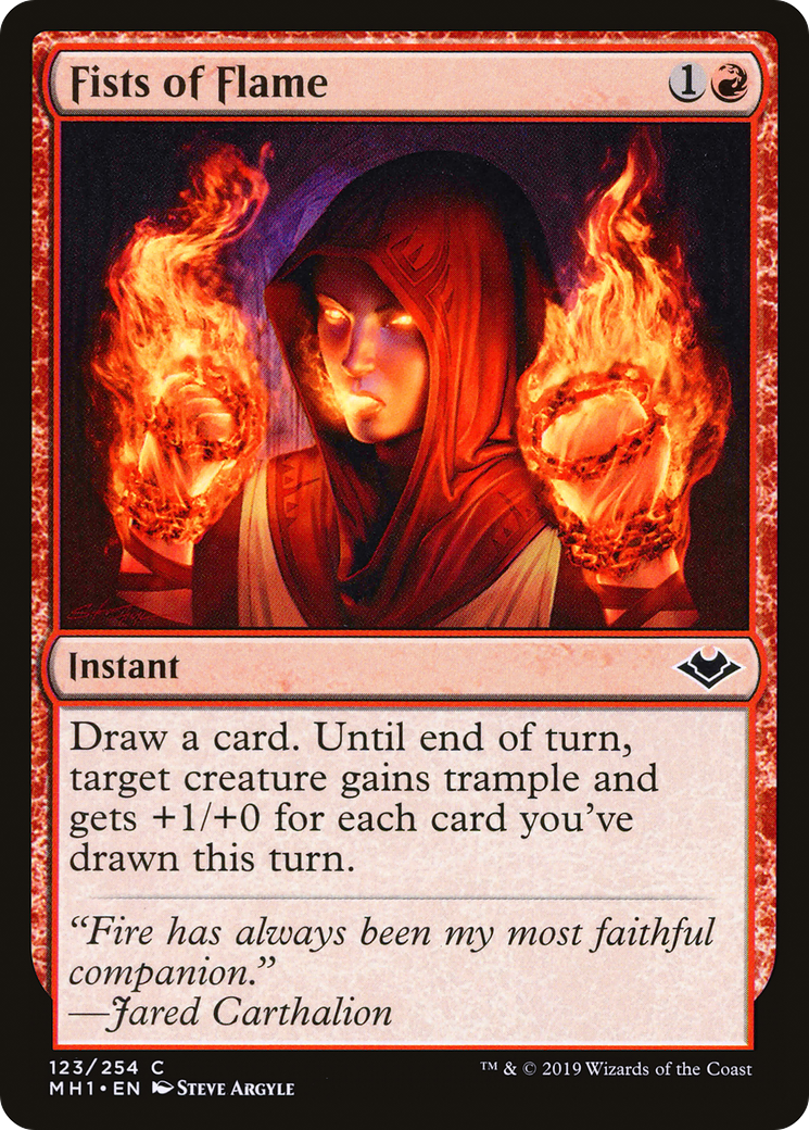 Fists of Flame (MH1-123)  - Modern Horizons
