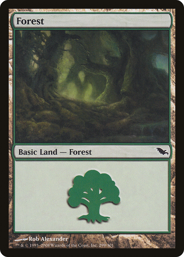 Forest (299) (SHM-299)  Foil - Shadowmoor