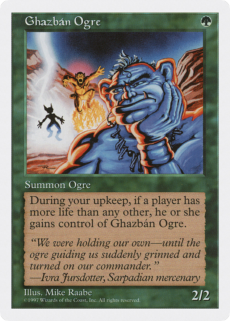 Ghazban Ogre (5ED-160)  - Fifth Edition