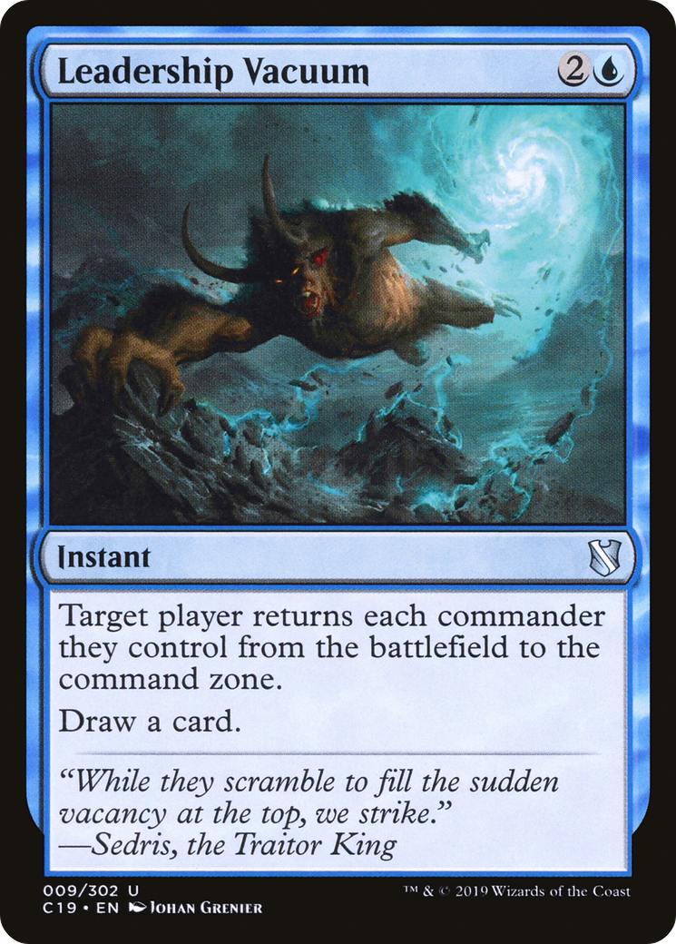 Leadership Vacuum (C19-009)  - Commander 2019