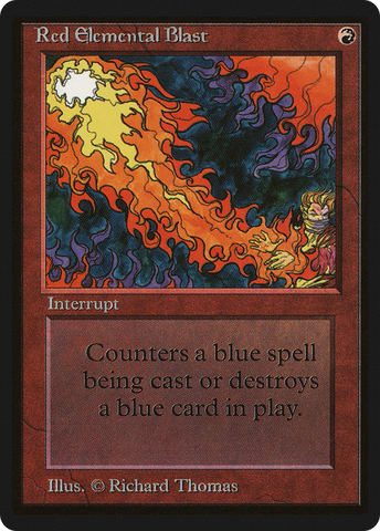 Red Elemental Blast (LEB-)  - Limited Edition Beta