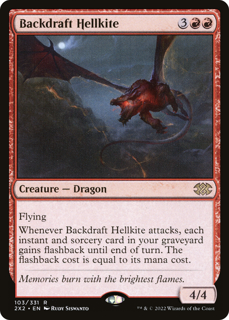 Backdraft Hellkite (2X2-103)  - Double Masters 2022