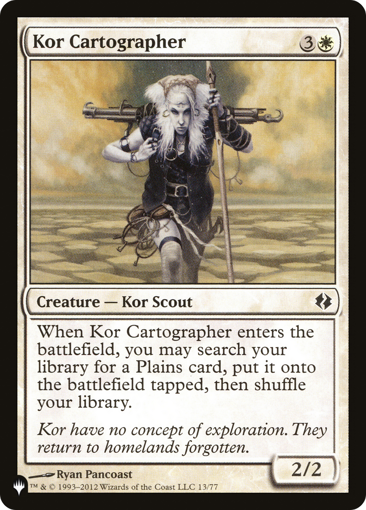 Kor Cartographer (LIST-DDI-13) - The List