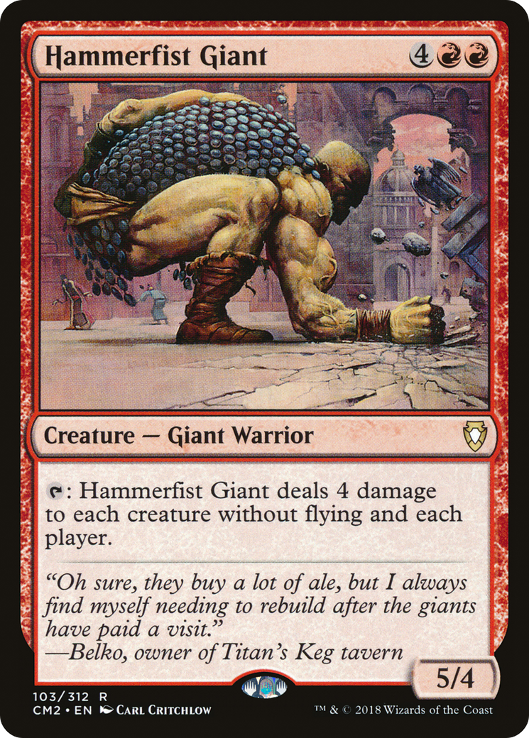 Hammerfist Giant (CM2-103)  - Commander Anthology Volume II