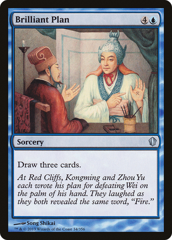 Brilliant Plan (C13-034)  - Commander 2013