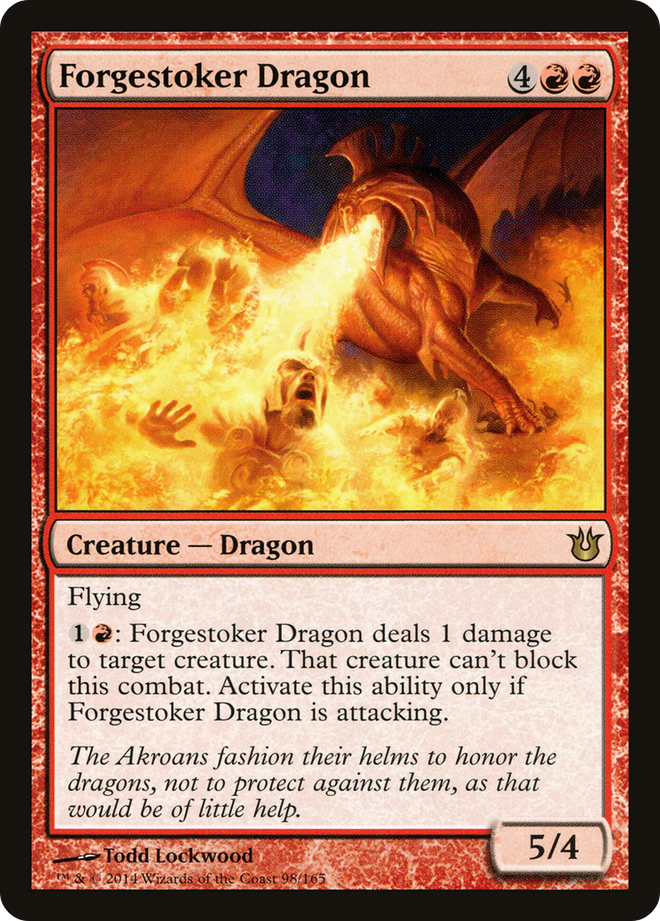 Forgestoker Dragon (BNG-098)  Foil - Born of the Gods
