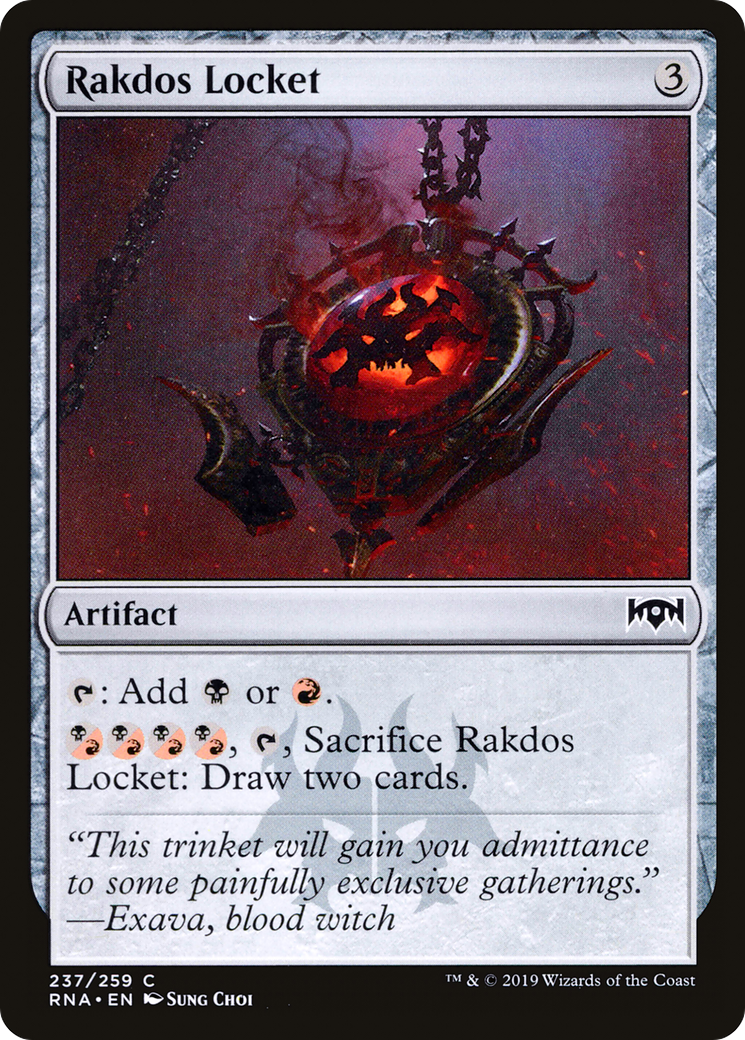 Rakdos Locket (RNA-237)  Foil - Ravnica Allegiance