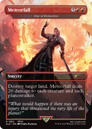 Meteorfall - Star of Extinction (SLD-1862)  - Secret Lair Drop / Meteorfall (Borderless)