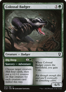 Colossal Badger (CLB-223)  - Commander Legends: Battle for Baldur's Gate