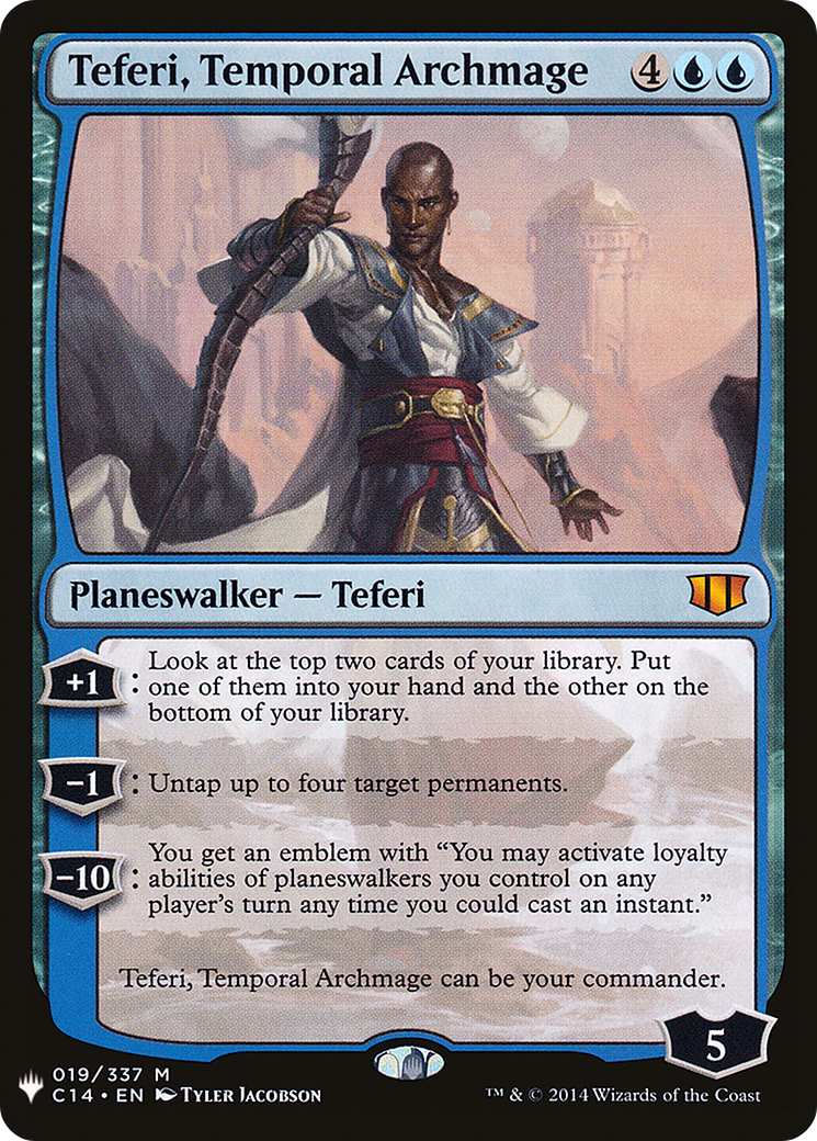 Teferi, Temporal Archmage (LIST-019)  - The List