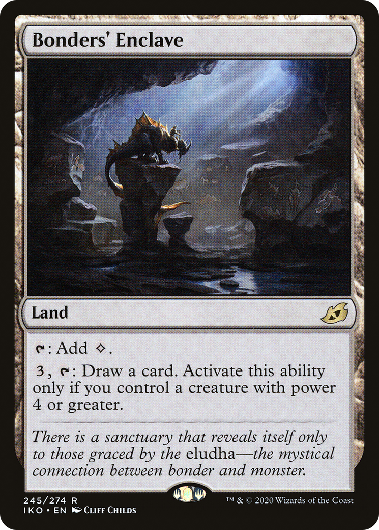 Bonders' Enclave (IKO-245)  Foil - Ikoria: Lair of Behemoths