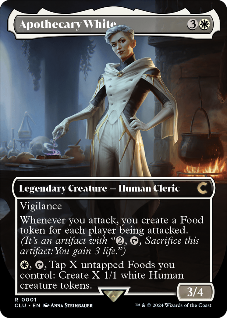 Apothecary White (Borderless) (CLU-001)  - Ravnica: Clue Edition