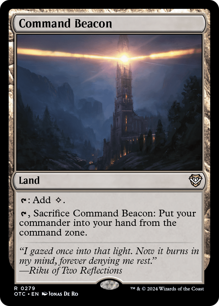 Command Beacon (OTC-279)  - Outlaws of Thunder Junction Commander