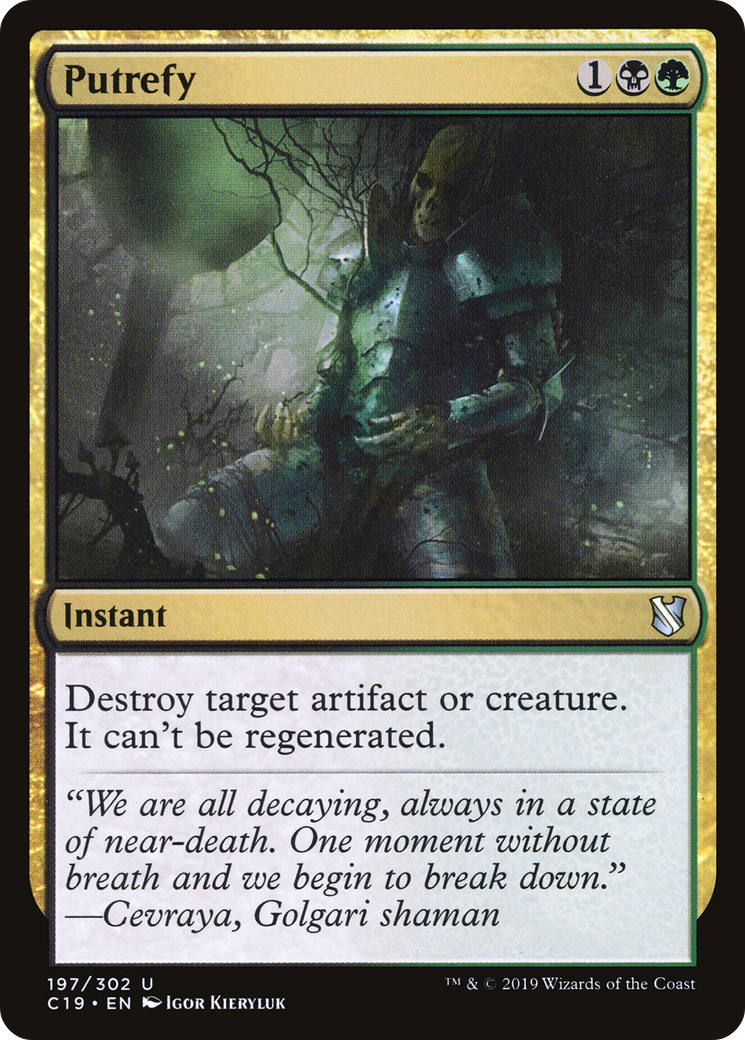 Putrefy (C19-197)  - Commander 2019