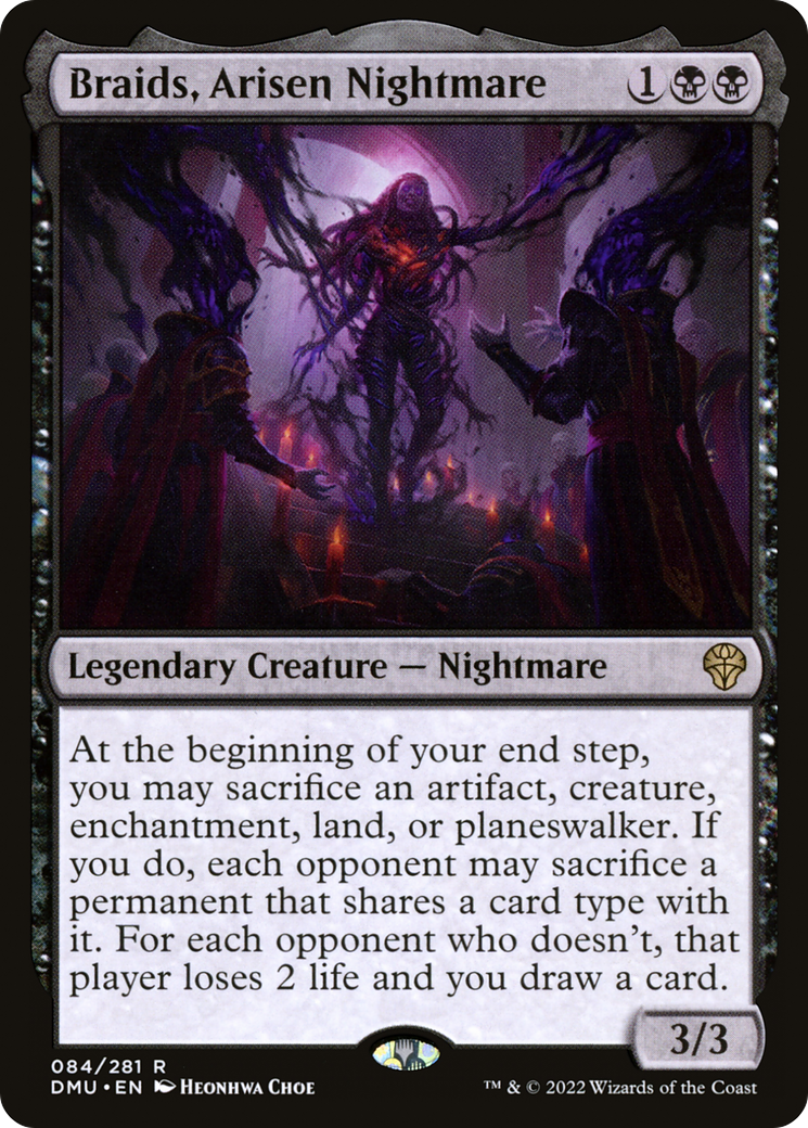 Braids, Arisen Nightmare (DMU-084)  Foil - Dominaria United