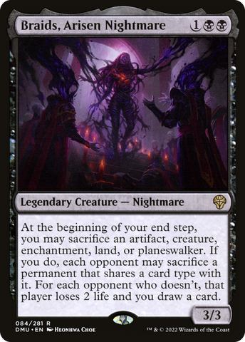 Braids, Arisen Nightmare (DMU-084)  Foil - Dominaria United