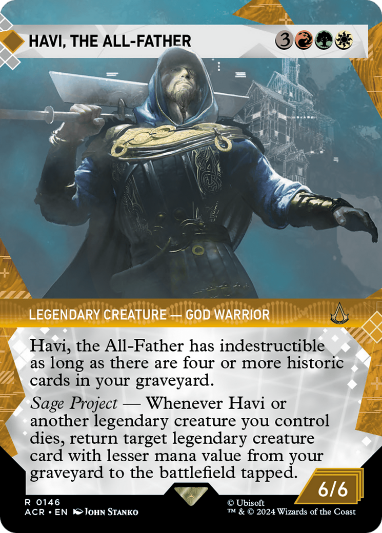 Havi, the All-Father (Showcase) (ACR-146)  Foil - Assassin's Creed: (Showcase) (Borderless)