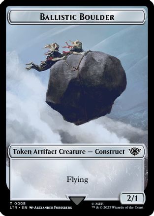 Ballistic Boulder Token (LTR-008)  - The Lord of the Rings: Tales of Middle-earth