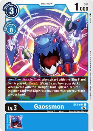 Gaossmon (EX4-014) - Alternative Being Booster
