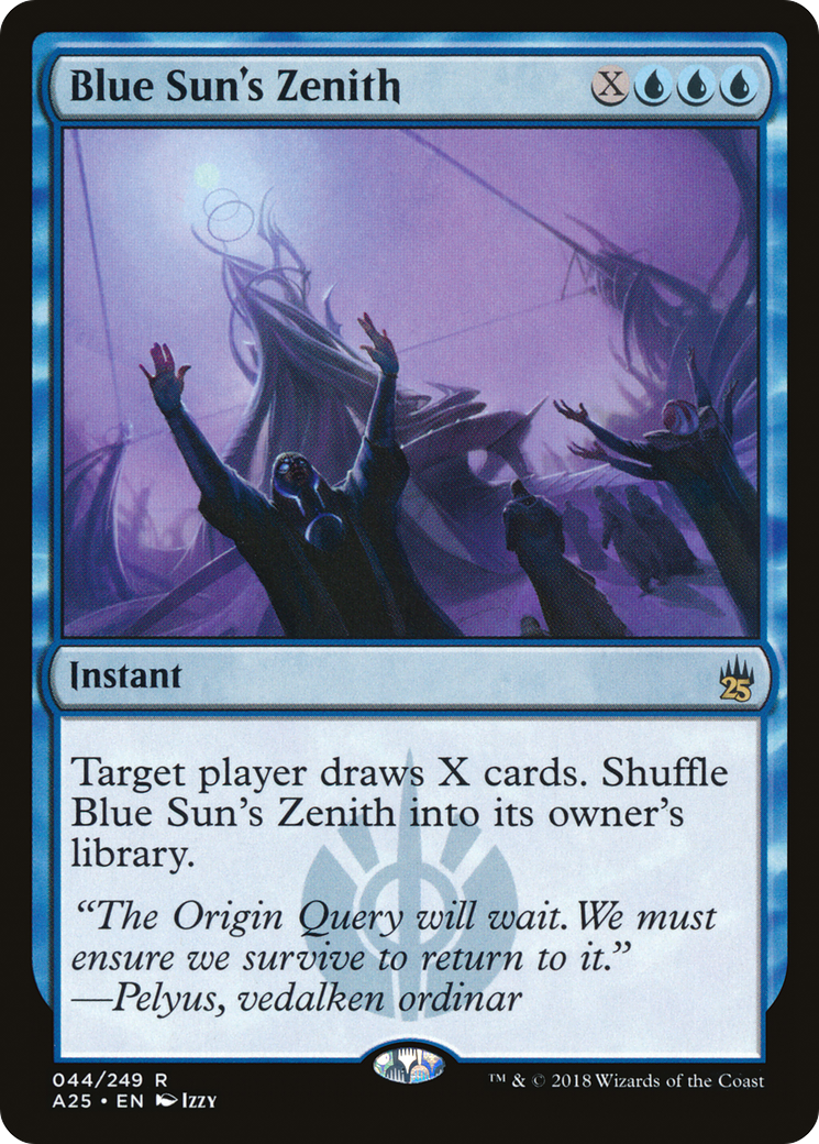 Blue Sun's Zenith (A25-044)  - Masters 25