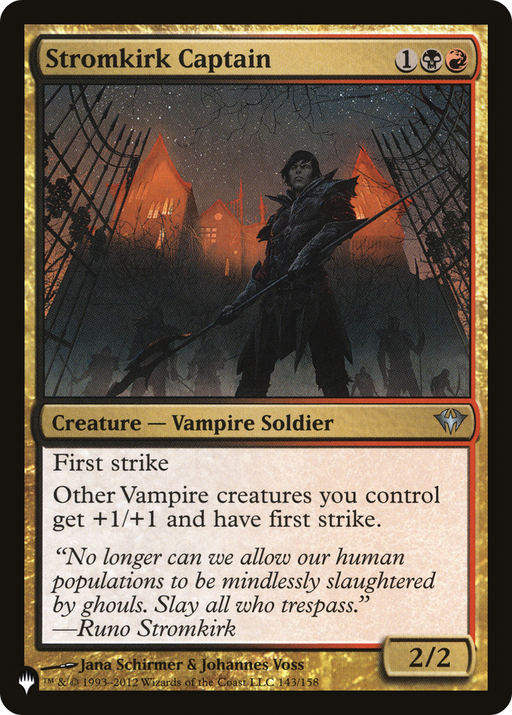 Stromkirk Captain (LIST-143/158)  - The List